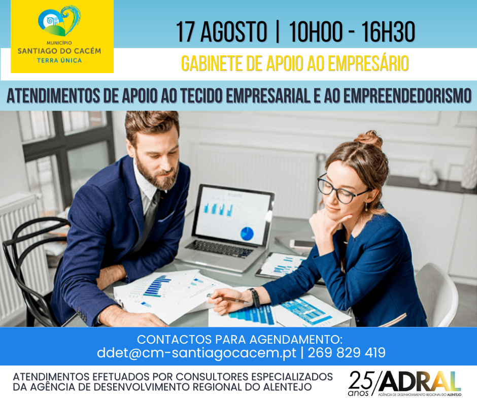 Atendimento De Apoio Ao Tecido Empresarial E Ao Empreendedorismo