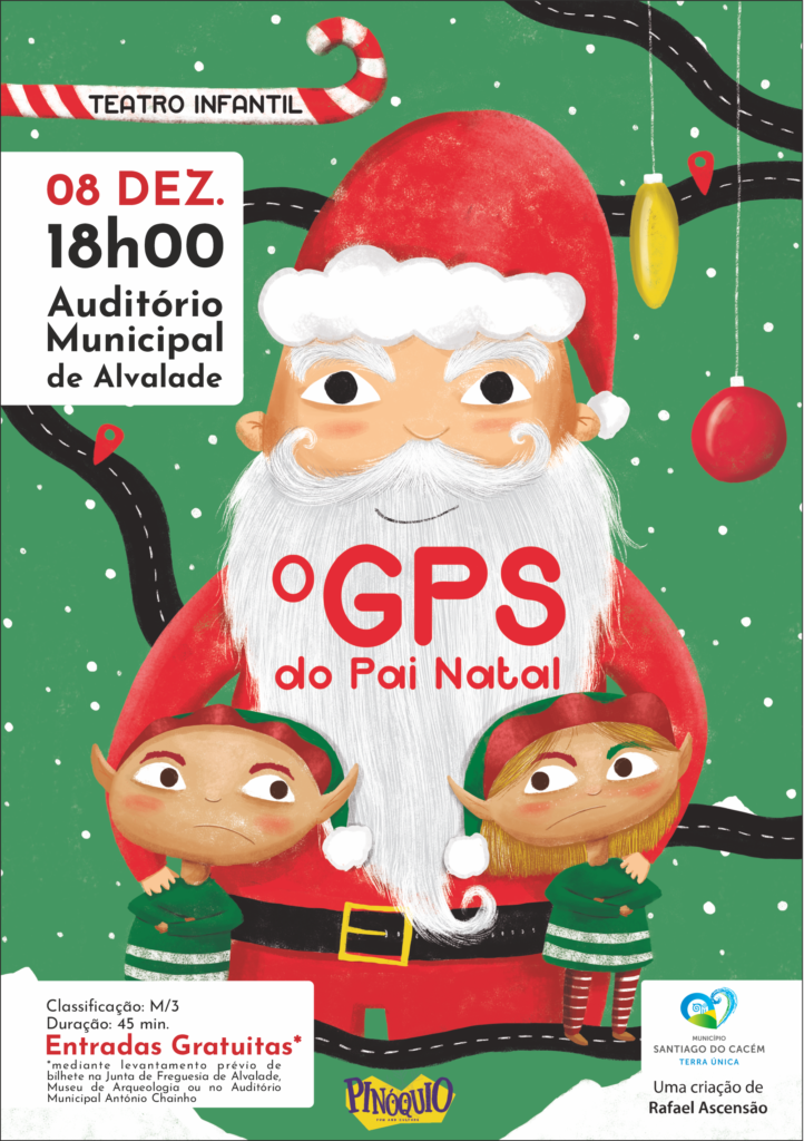 O GPS do Pai Natal, teatro infantil